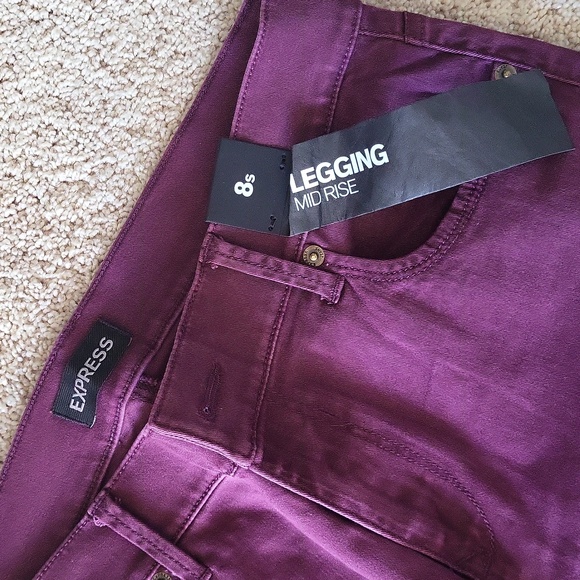 Purple moto skinny jeans - brand new - Picture 5 of 7